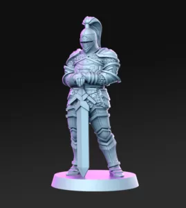 Miniatura Aaron para RPG - Coleção The Royal Guard Vol. 2