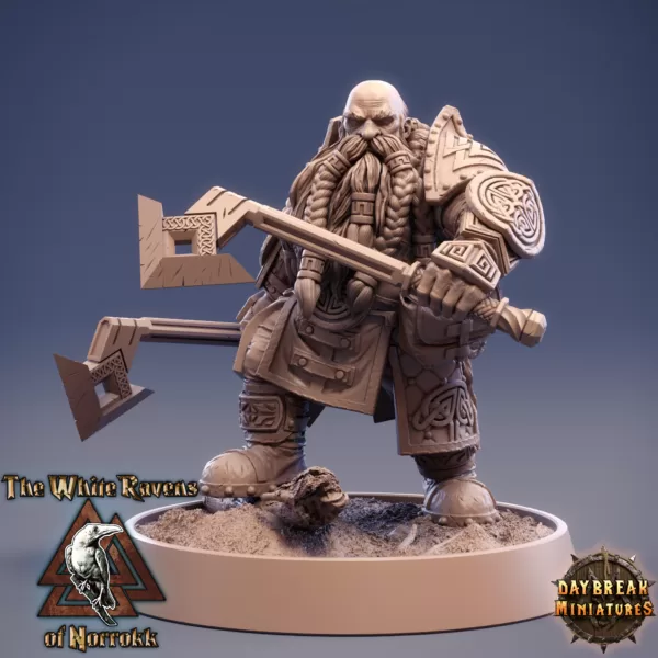 Kit De 11 Miniaturas RPG - The White Ravens Of Norrokk - Imagem 2