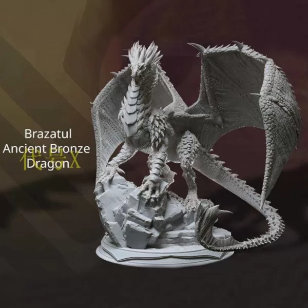 Miniatura Brazatul Dragon para RPG - Coleção The Dragon Pact