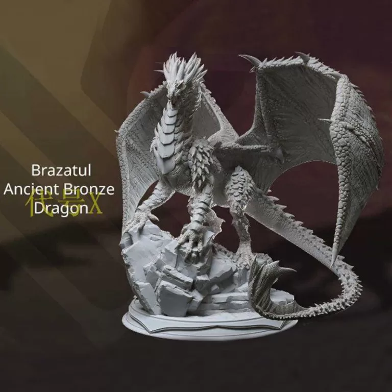 Miniatura Brazatul Dragon para RPG - Coleção The Dragon Pact