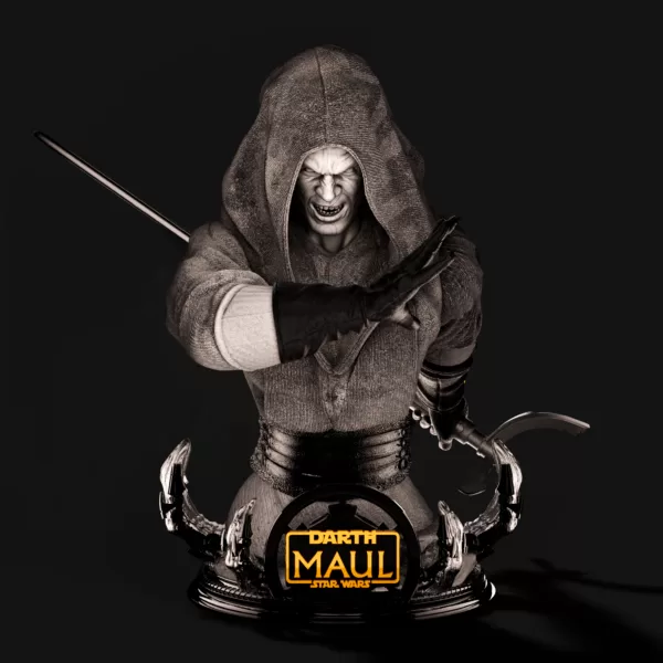 Busto Darth Maul com 20 cm de altura - Imagem 4