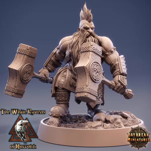 Kit De 11 Miniaturas RPG - The White Ravens Of Norrokk - Imagem 5