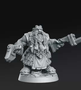 Miniatura Grangir Thunderclap para RPG - Coleção The Royal Guard