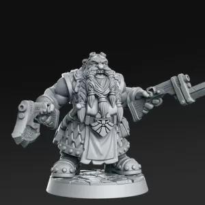 Miniatura Grangir Thunderclap para RPG - Coleção The Royal Guard