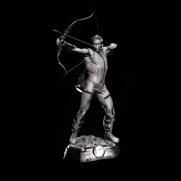 Escultura Gavião Arqueiro - Avengers Assemble - com 39 cm de altura