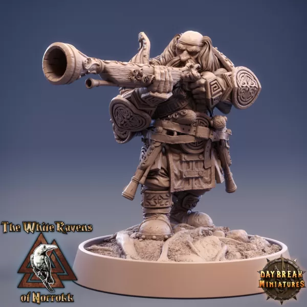 Kit De 11 Miniaturas RPG - The White Ravens Of Norrokk - Imagem 7
