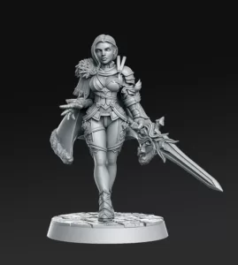 Miniatura Leanne para RPG - Coleção The Royal Guard