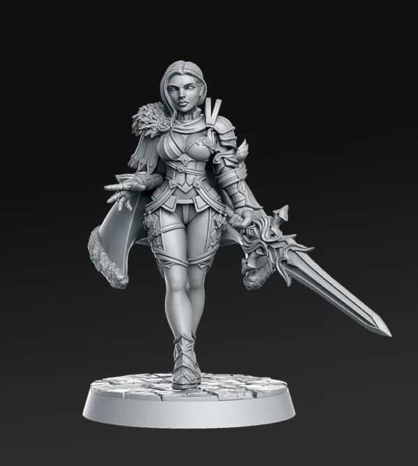 Kit de 9 Miniaturas RPG e Jogos - Coleção Royal Guard - Imagem 8