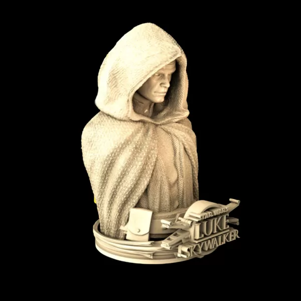 Busto Luke Skywalker com 17,5 cm de altura - Imagem 2