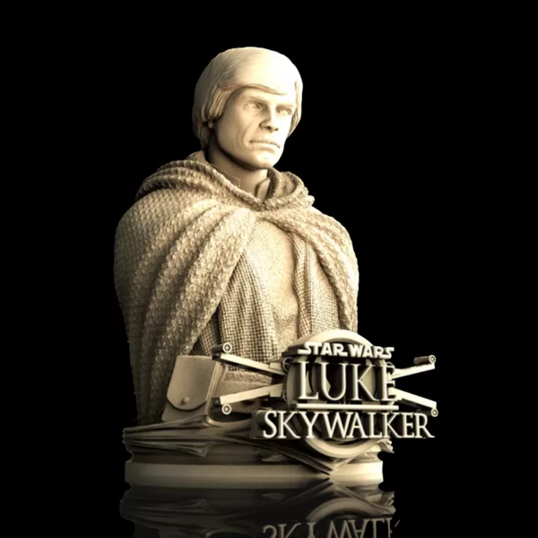 Busto Luke Skywalker com 17,5 cm de altura - Imagem 3
