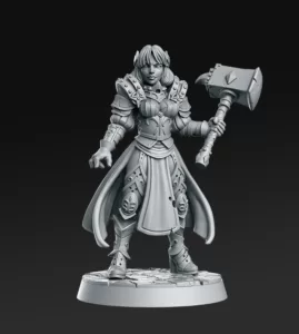 Miniatura Maryka para RPG - Coleção The Royal Guard