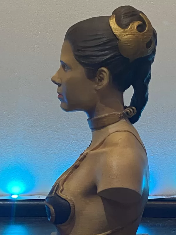Busto Princesa Leia com 17,5 cm de altura - Imagem 5