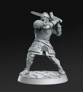 Miniatura Rodrick, El Cid para RPG - Coleção The Royal Guard
