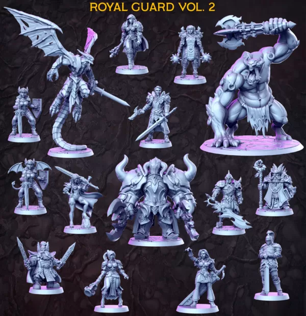 Miniatura Zeera para RPG - Coleção The Royal Guard Vol. 2 - Imagem 2