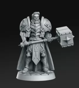 Miniatura Sir Warrick para RPG - Coleção The Royal Guard