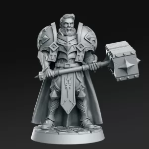 Miniatura Sir Warrick para RPG - Coleção The Royal Guard