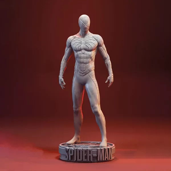 Escultura do Homem Aranha com traje do jogo de PS4 em Impressão 3D - Detalhes Incríveis e Qualidade Duradoura - Imagem 2