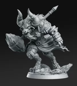 Miniatura Taurinos para RPG - Coleção The Royal Guard