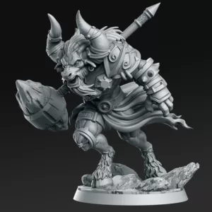 Miniatura Taurinos para RPG - Coleção The Royal Guard