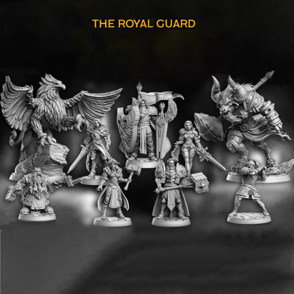 Miniatura Grimvald para RPG - Coleção The Royal Guard - Imagem 2