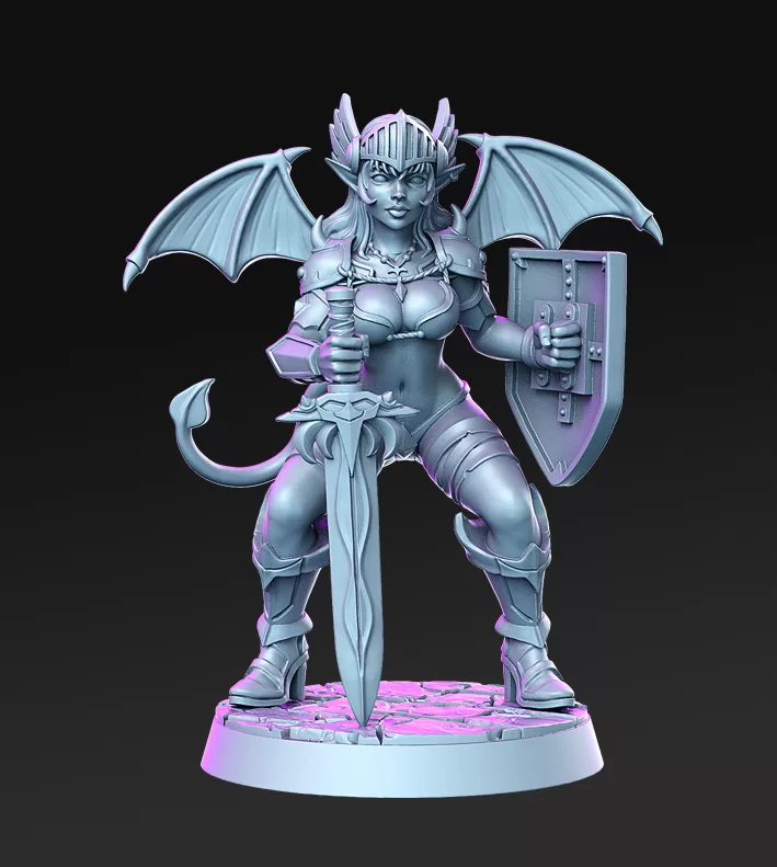 Miniatura Xyrena Sukubus para RPG - Coleção The Royal Guard Vol. 2