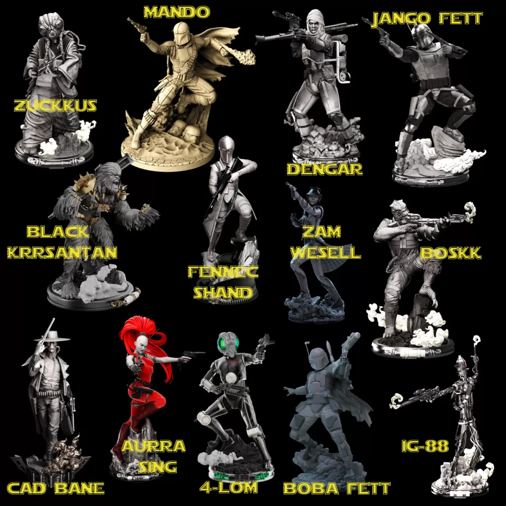 Bounty Hunters Mini Colection
