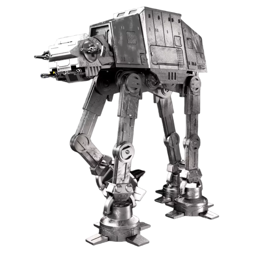 Escultura Walker AT-AT - Blindado do Império (25cm)