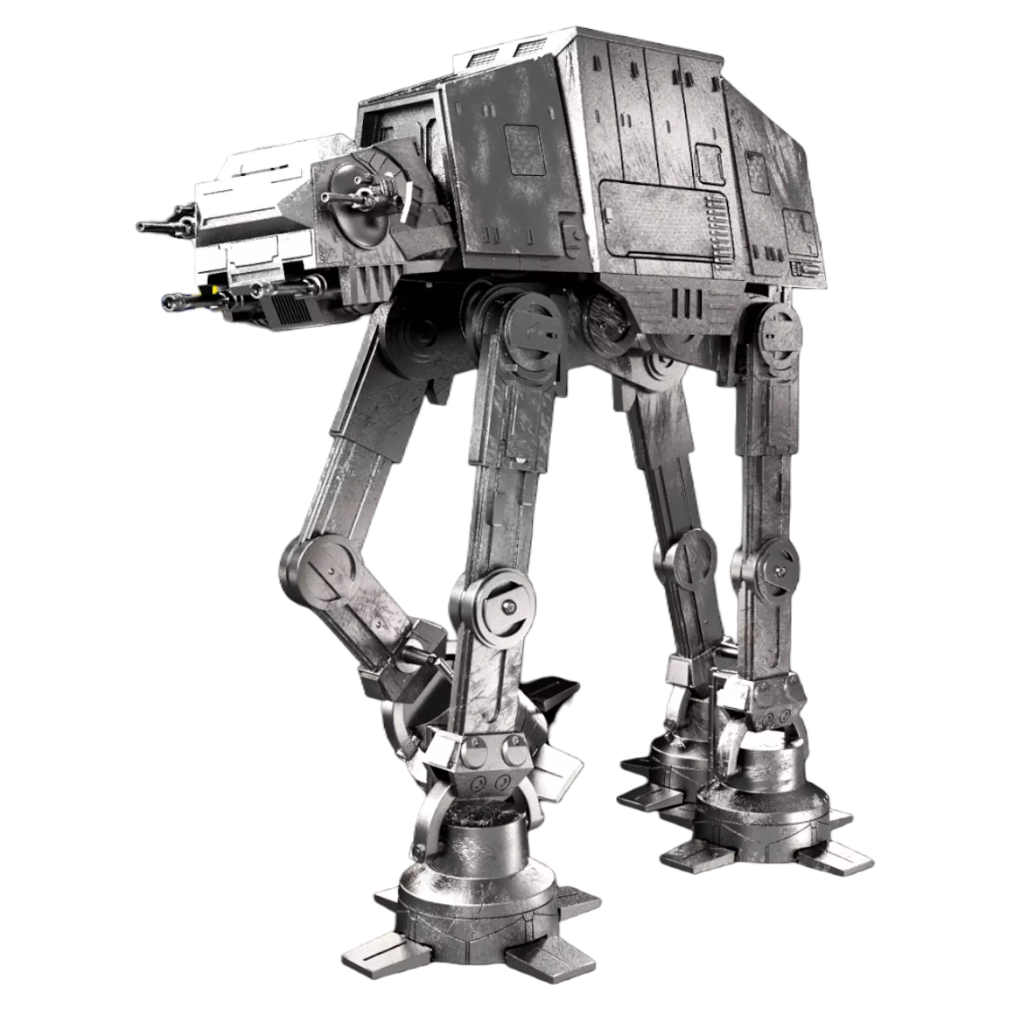 Escultura Walker AT-AT - Blindado do Império (25cm)