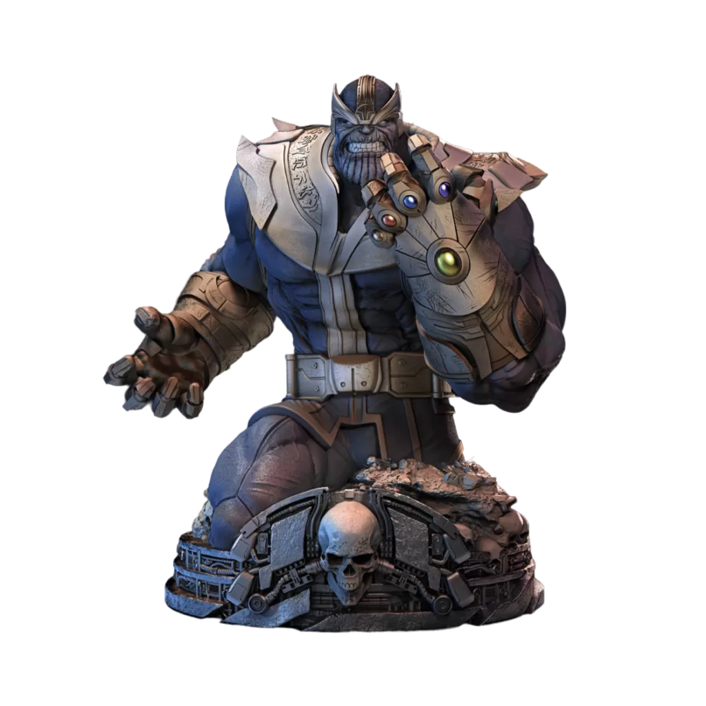 Desperte o poder de Thanos (Comic), com o incrível busto em impressão 3D