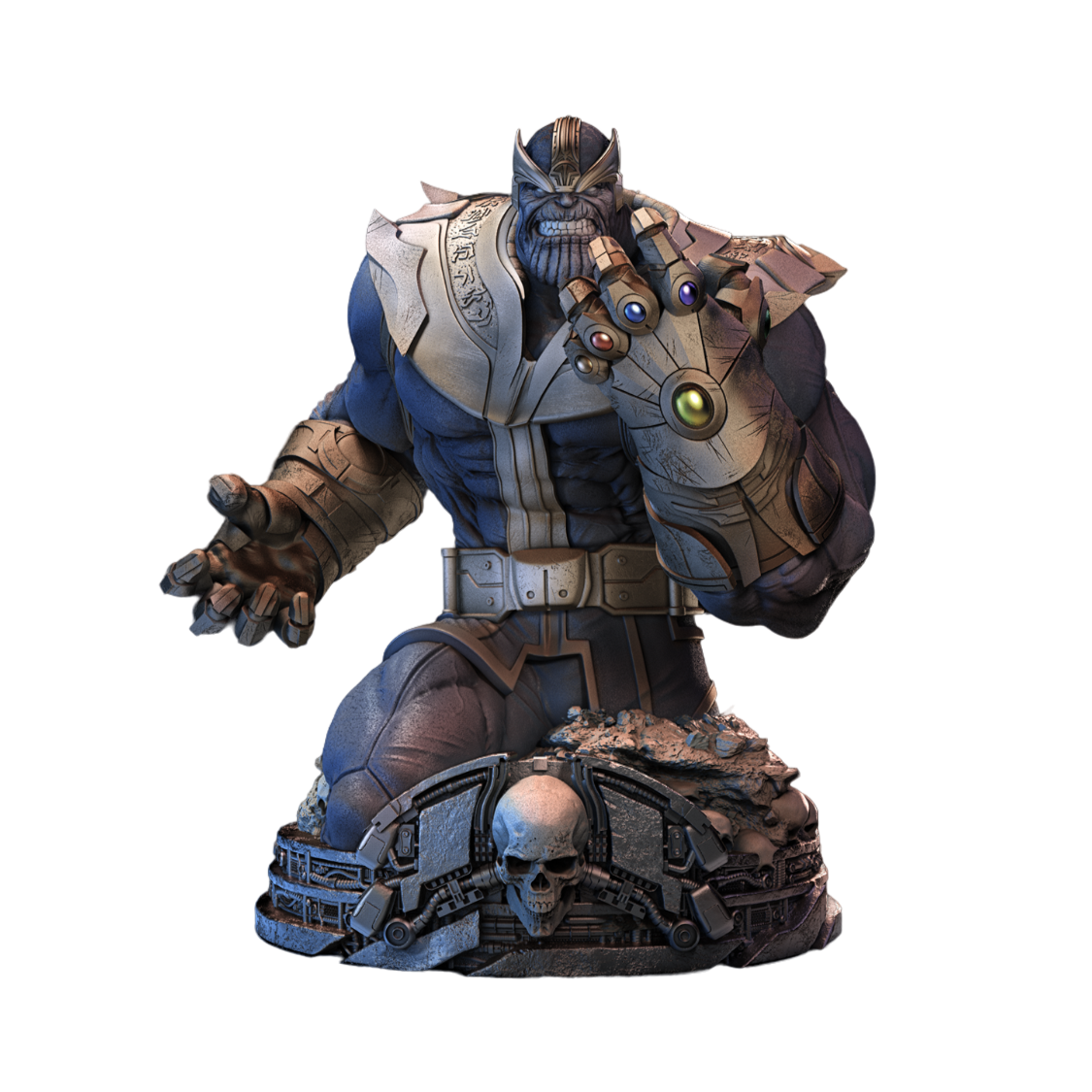 Desperte o poder de Thanos (Comic), com o incrível busto em impressão 3D