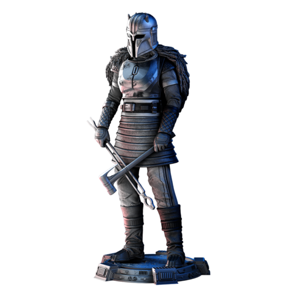 Escultura da Armeira da série O Mandaloriano (31cm)