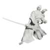 Escultura do Samurai Lobo Solitário com 16 ou 21 cm - Imagem 8