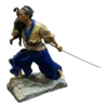 Escultura do Samurai Lobo Solitário com 16 ou 21 cm