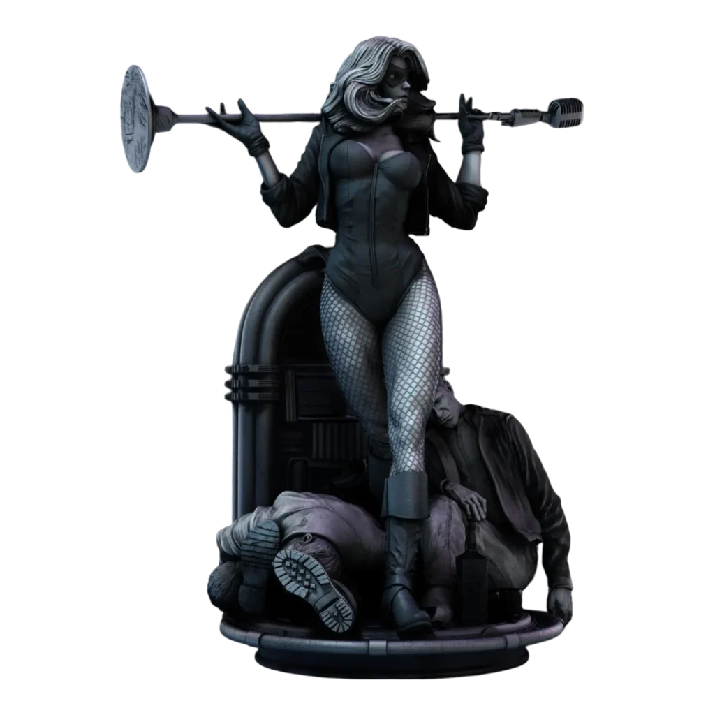 Escultura Canário Negro com 32 ou 16 cm