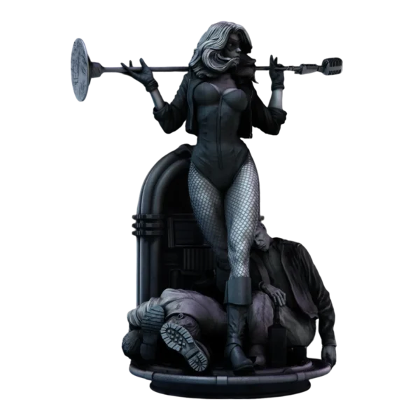 Escultura Canário Negro com 32 ou 16 cm