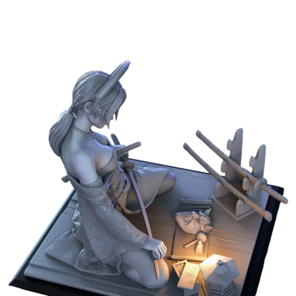 Escultura Katsumi Cunning Shadow 15 ou 23 cm - Imagem 3