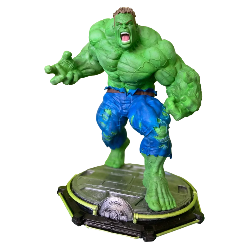 Escultura do Incrível Hulk com detalhes Incríveis e qualidade Surpreendente! (Escala 1/6 - 22 cm)