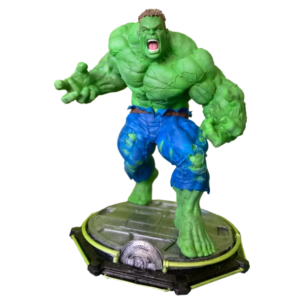 Escultura do Incrível Hulk com detalhes Incríveis e qualidade Surpreendente! (Escala 1/6 - 22 cm)